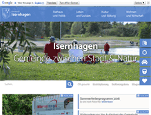 Tablet Screenshot of isernhagen.de
